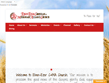Tablet Screenshot of ebenezercma.org